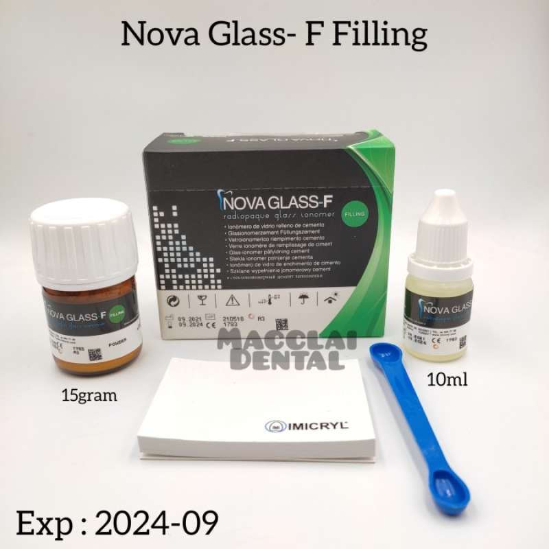 Promo Glass Ionomer Filling Cement Gic Serupa Fuji Type 9 / Nova GlasF
