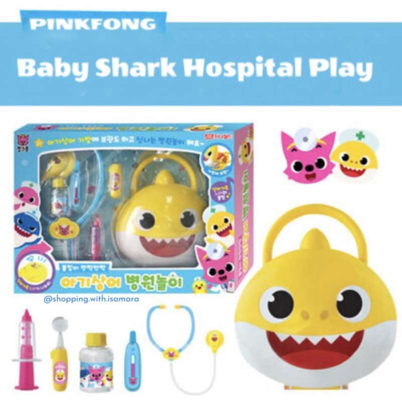 Promo Ori Korea Pinkfong Baby Shark Hospital Play / Toy / Mainan