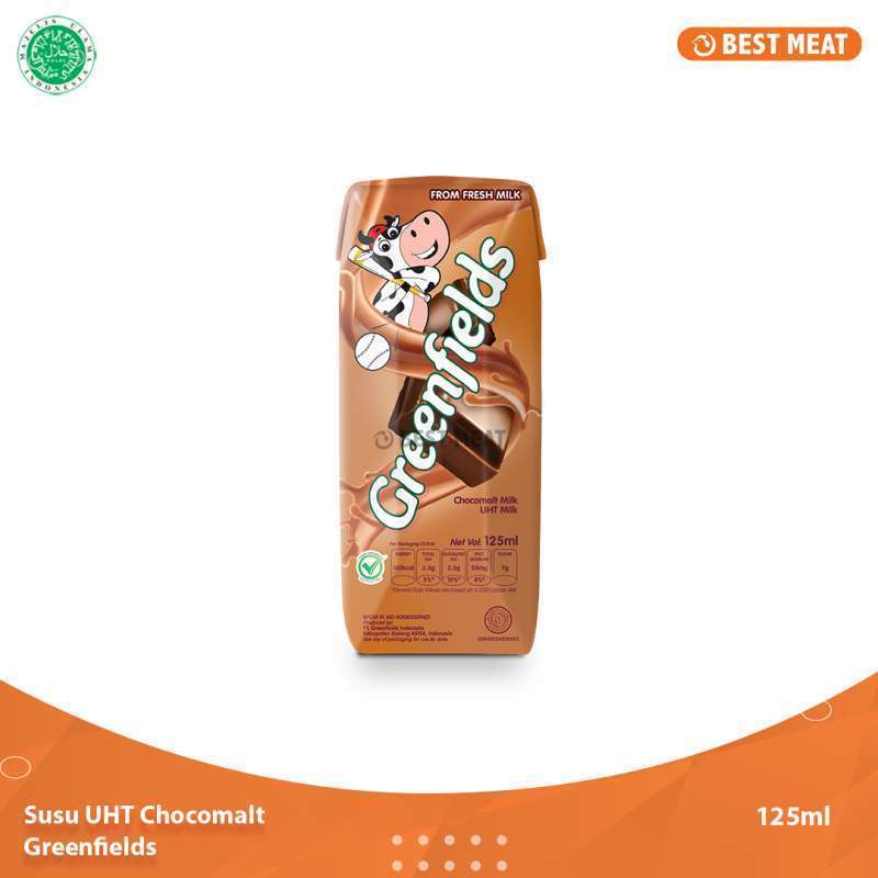 Jual Susu Greenfields UHT Choco Malt 125ml di Seller Best Meat Joglo