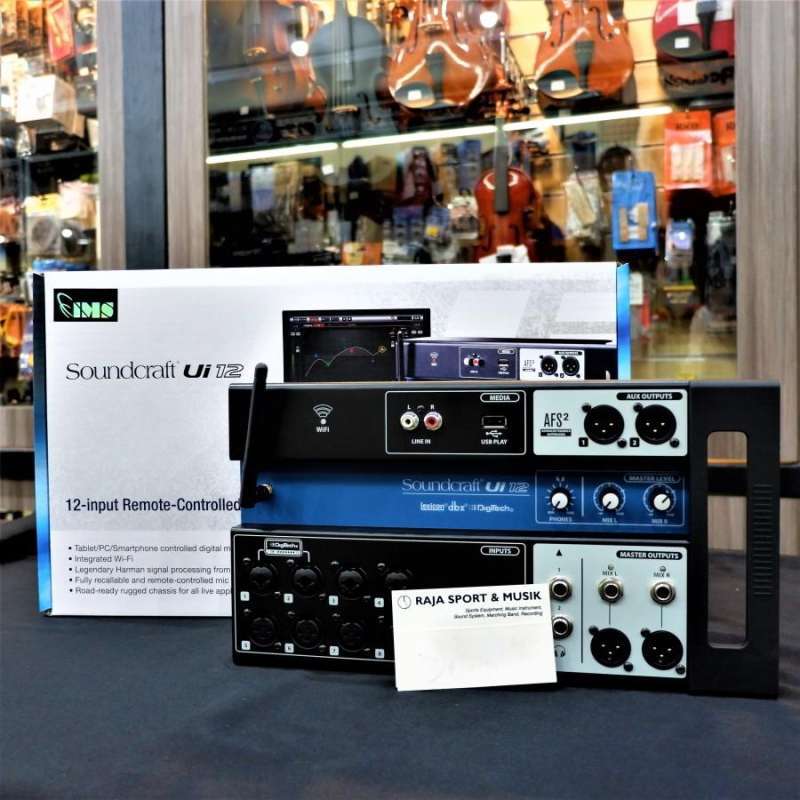 Jual Digital Mixer SOUNDCRAFT Ui12/Ui12 (Preamp Terbaik) di Seller
