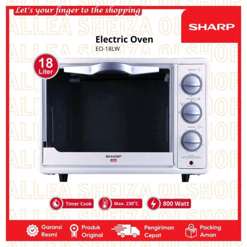 Promo SHARP EO18L (W) OVEN LISTRIK 18 LITER EO 18L Diskon 40 di