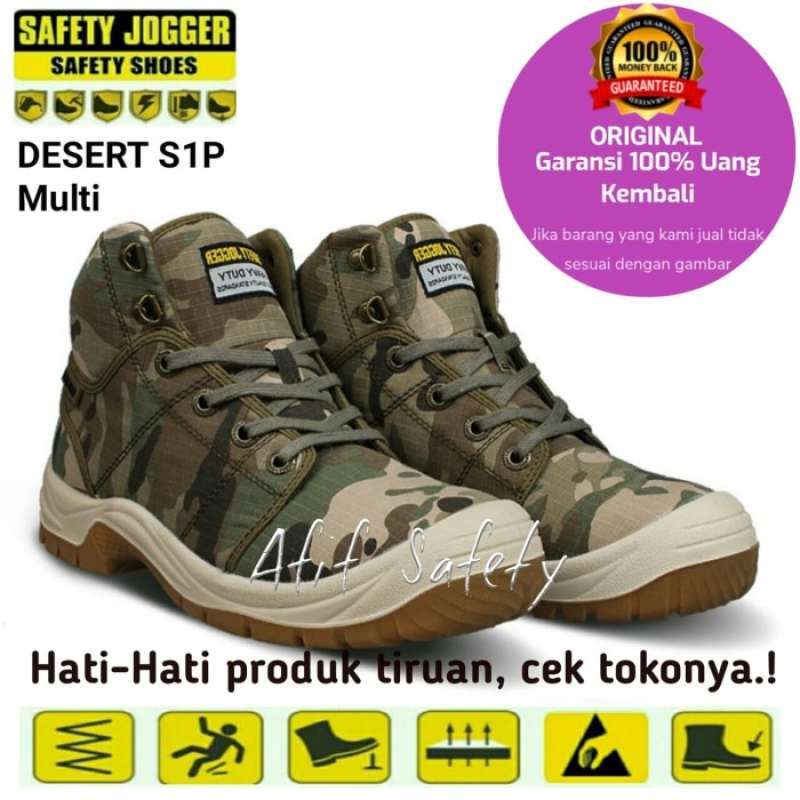 Jual Sepatu Safety Jogger Desert S1P Multi Original Safety joger