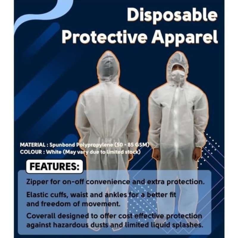Jual Baju APD Hazmat ALat perlindungan diri Homemade Astronot coverall