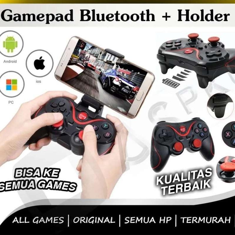 Promo Gamepad Bluetooth + Holder Hp Terios T3 Joystick / Joystik