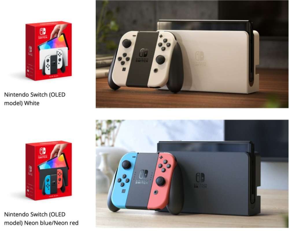 Jual CONSOLE NINTENDO SWITCH OLED MODEL CONSOLE WITH JOYCON / JOY CON