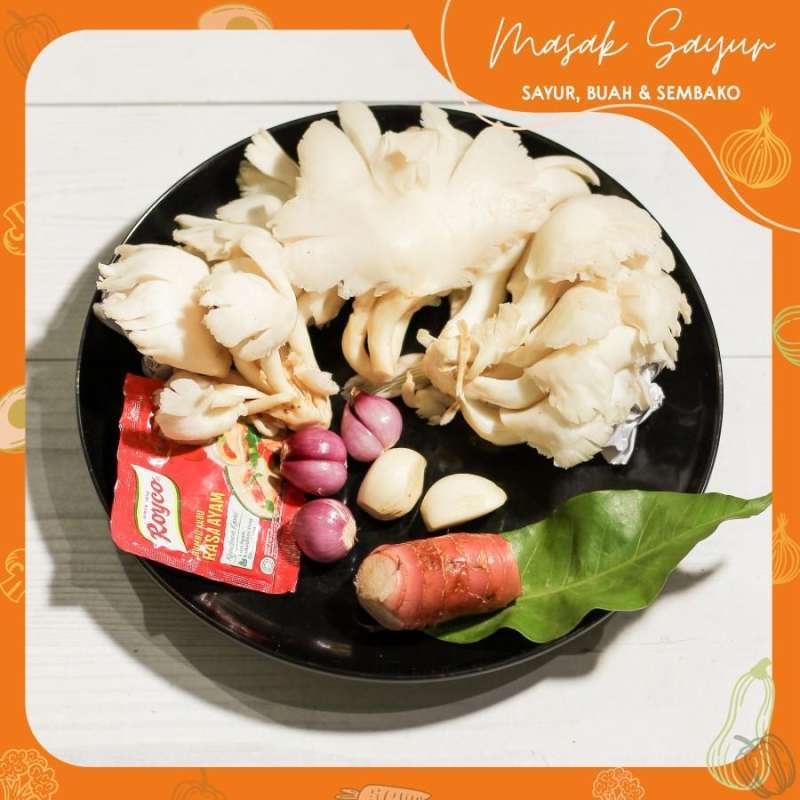 Jual Paket Sayur Oseng Jamur Tiram Halal di Seller Masak Sayur Bandung Babakan Surabaya, Kota