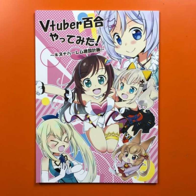 Jual Doujinshi Vtuber Yuri Yatte Mita! Kizuna Harem Kenkoku keikaku di