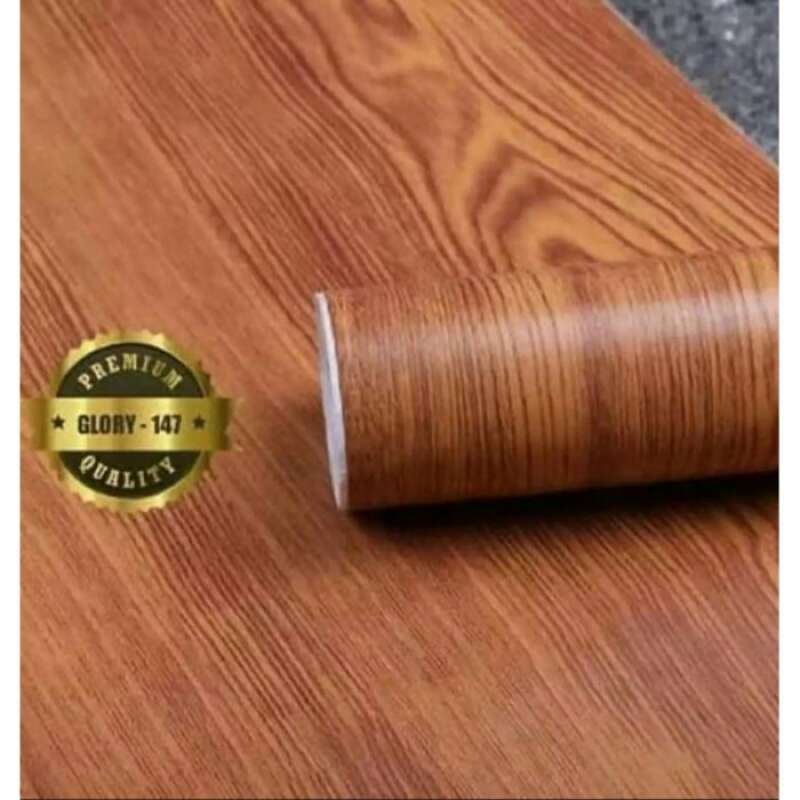436 Wallpaper Sticker Kayu Bahan Pvc My