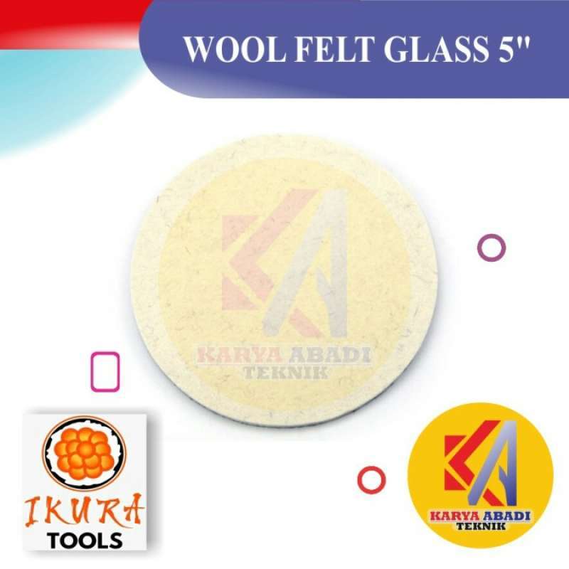 Jual Busa Wool Poles Kaca Mobil 5 Wool Felt Glass Polishing 5 Inch