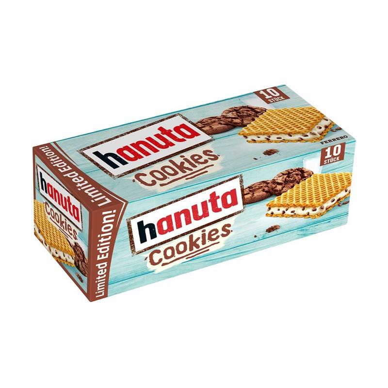Ferrero Hanuta Hazelnut Cream Wafer; 10 Pack, 220 Grams