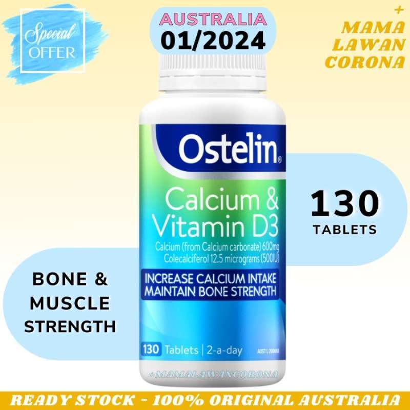 Promo Ostelin Calcium & Vitamin D3 300 Tablets Ostelin Calcium D3 300