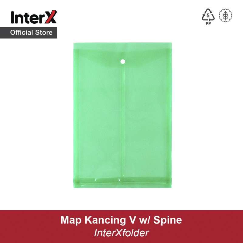 Promo InterX Map kancing V / w Spine Folio Diskon 30 di Seller InterX