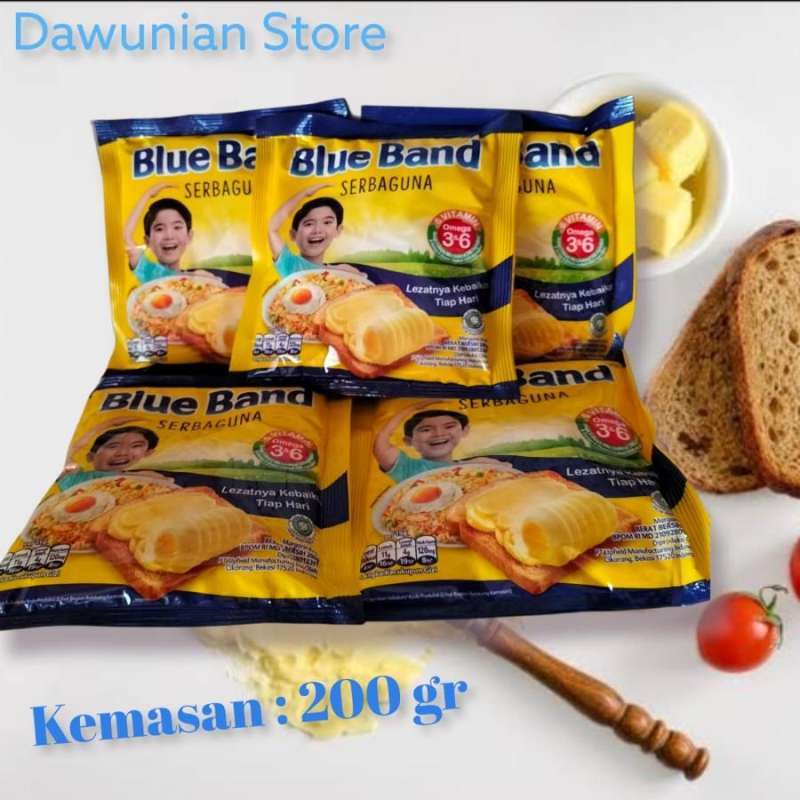Jual Margarin Mentega Blue Band 200gr / Blue Band Cake & Cookies sachet