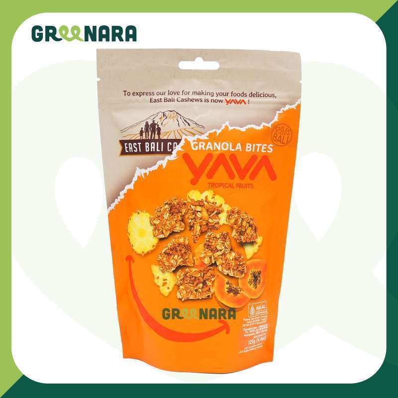 Jual Yava Granola Bites Tropical Fruits 125gr / Granola 125 Gram Di Seller Mblstore Wijaya