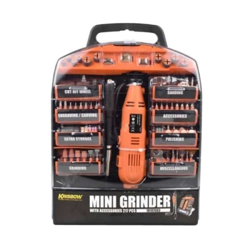 Jual Krisbow Mini Grinder Set 217 Pcs Mesin Gerinda Mini Di Seller Ges ...