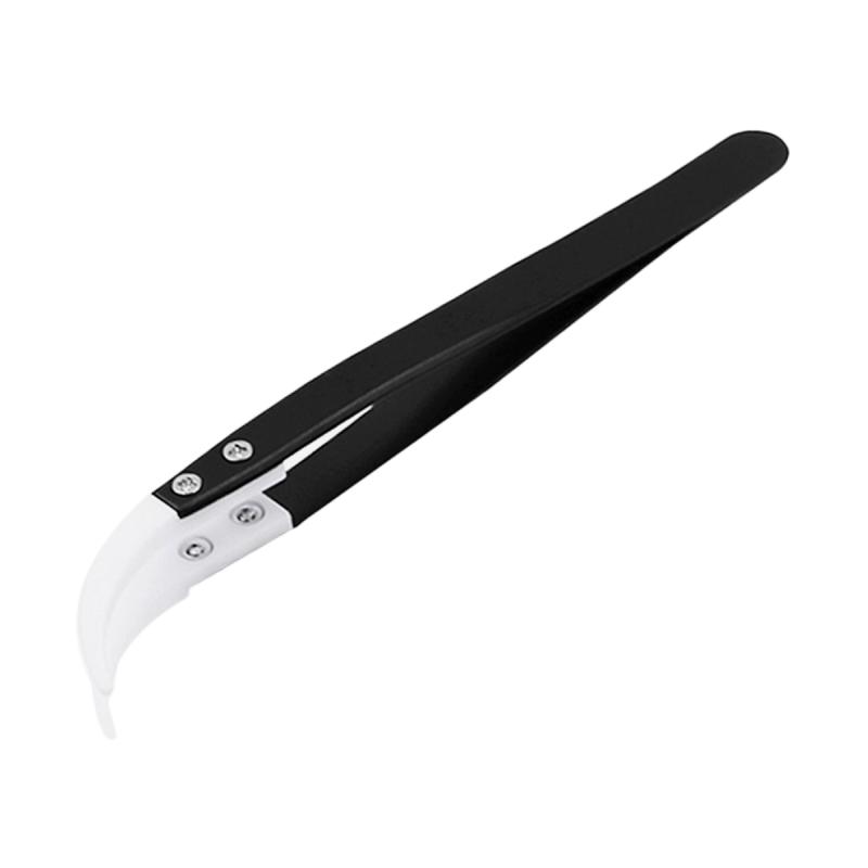 Jual Santo Precision Curved Ceramic Tweezers NonConductive AntiStatic