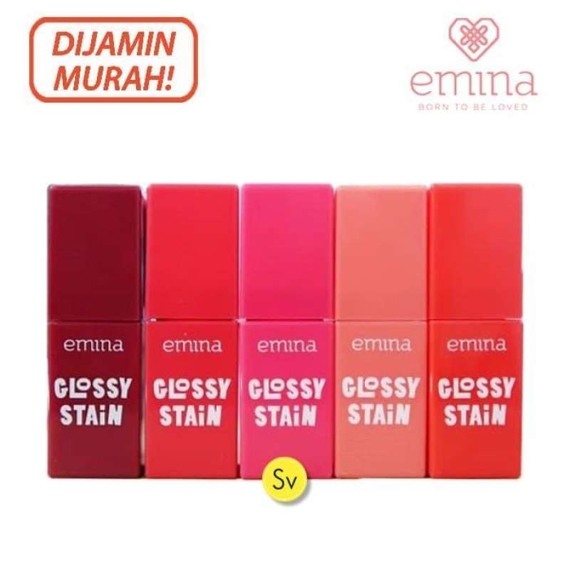Promo Emina Glossy Stain Lip Tint Diskon 26 di Seller Shavin Store