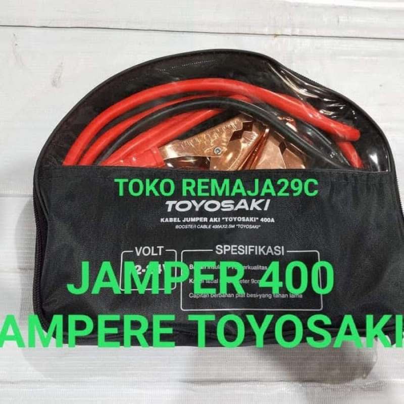 Promo Kabel Jamper Aki Mobil / Truk Jumper Aki 400 Amper 2.5 mtr pjg