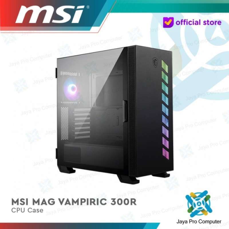 Promo Msi Gaming Cpu Case Mag Vampiric 300R Argb - Tempered Glass ...