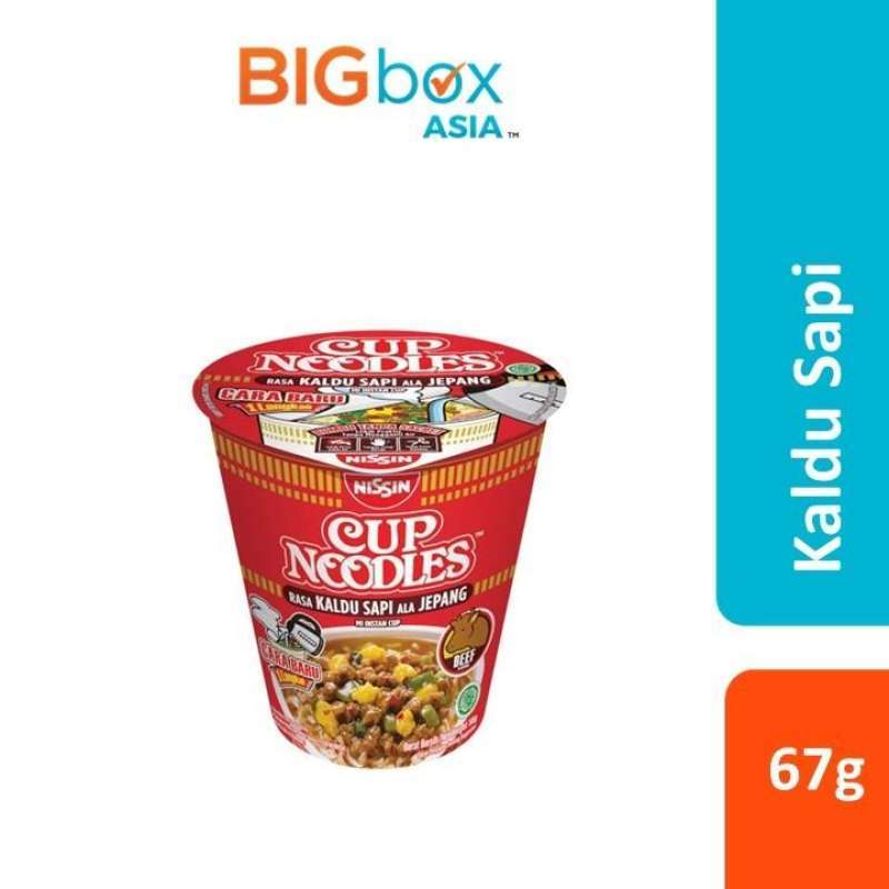 Jual Nissin Cup Noodle Kaldu Sapi Ala Jepang - 67g di Seller Paper Duck ...