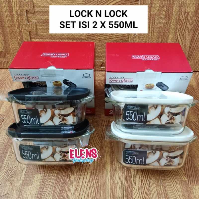 Promo Lock & Lock oven glass steam hole 550ml di Seller sweet