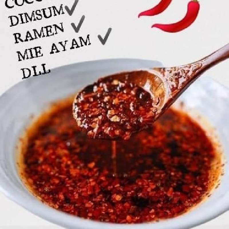 Promo chili oil sambal dimsum / minyak cabe premium halal hygenis nikmat Diskon 20 di Seller UD