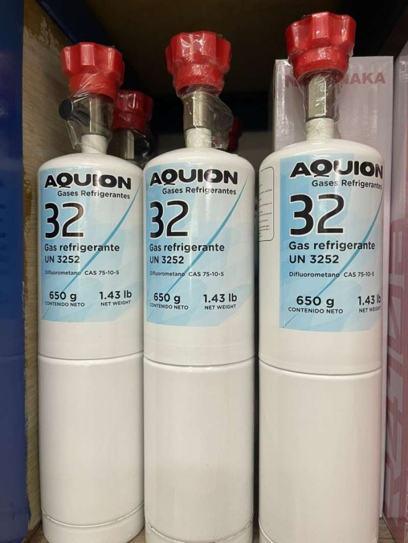 Jual freon ac cairan ac gas ac r32 kaleng isi 650gram ch2f2 di Seller