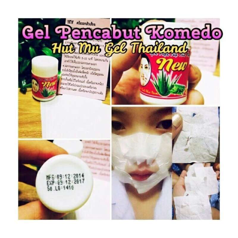 Promo Gel Pencabut Comedo/Gel Mat Na Hut Mun White Iriginal Thailan
