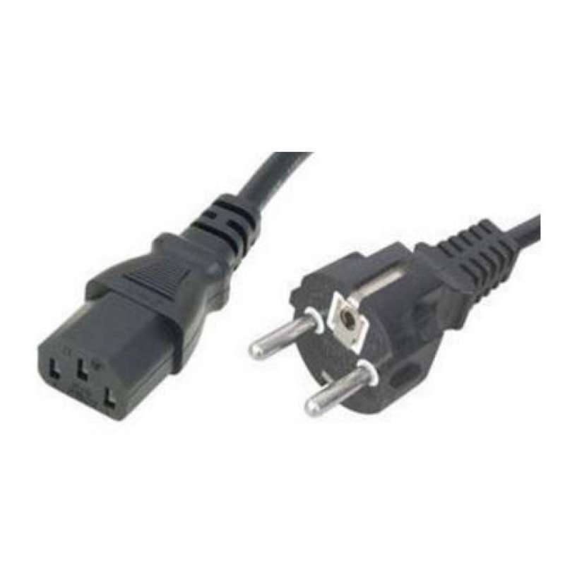 Jual Glo - Kabel Power 3 Pin 16a Eu Plug 1.5 Meter Warna Hitam Di ...