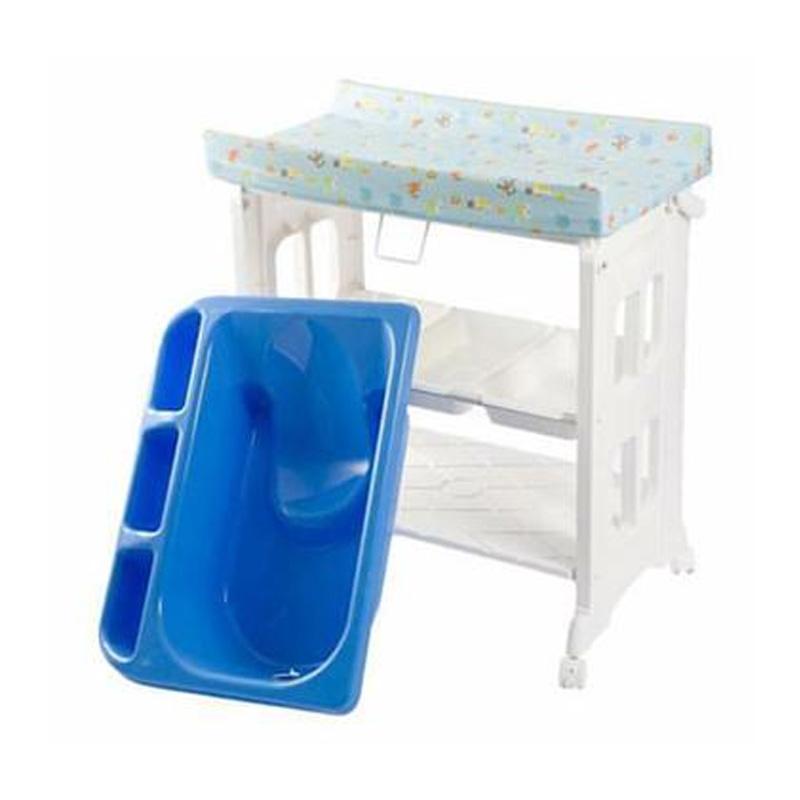 Jual Karibu Baby Changing Bath Tub With Stand Blue Di Seller Kiddo