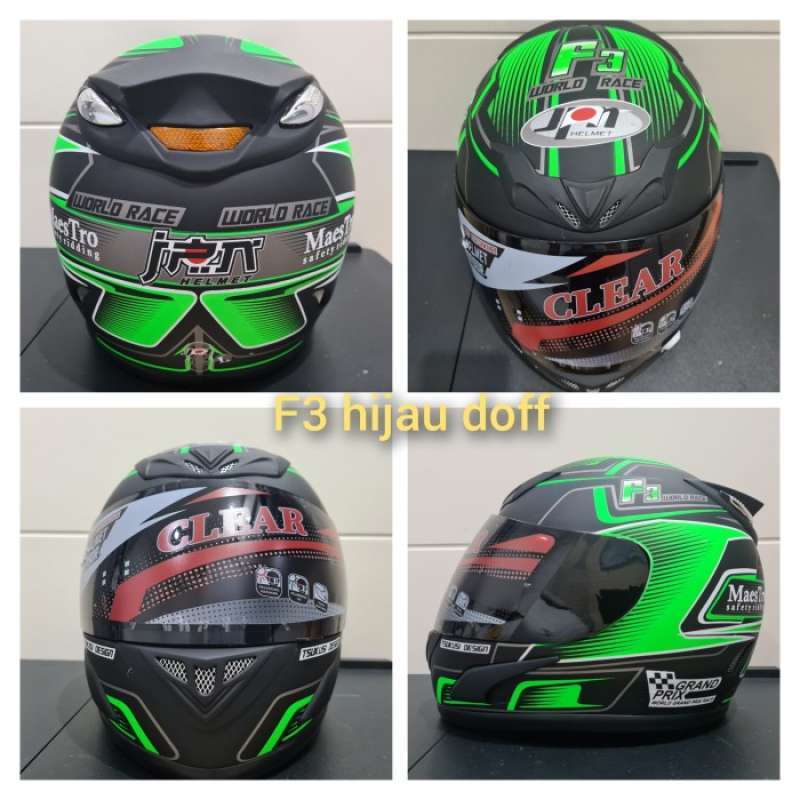 Jual Helmet / Helm Full Face JPN F3 Series Murah Original di Seller