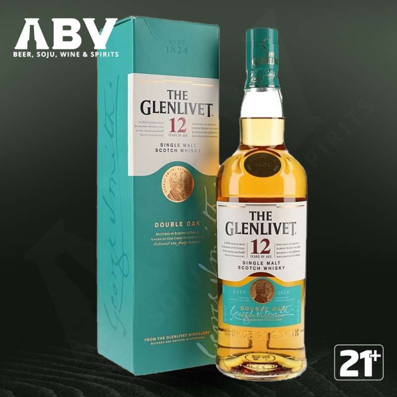 Jual Glenlivet 12 Y.o Double Oak Single Malt Scotch Whisky 1000ml Di