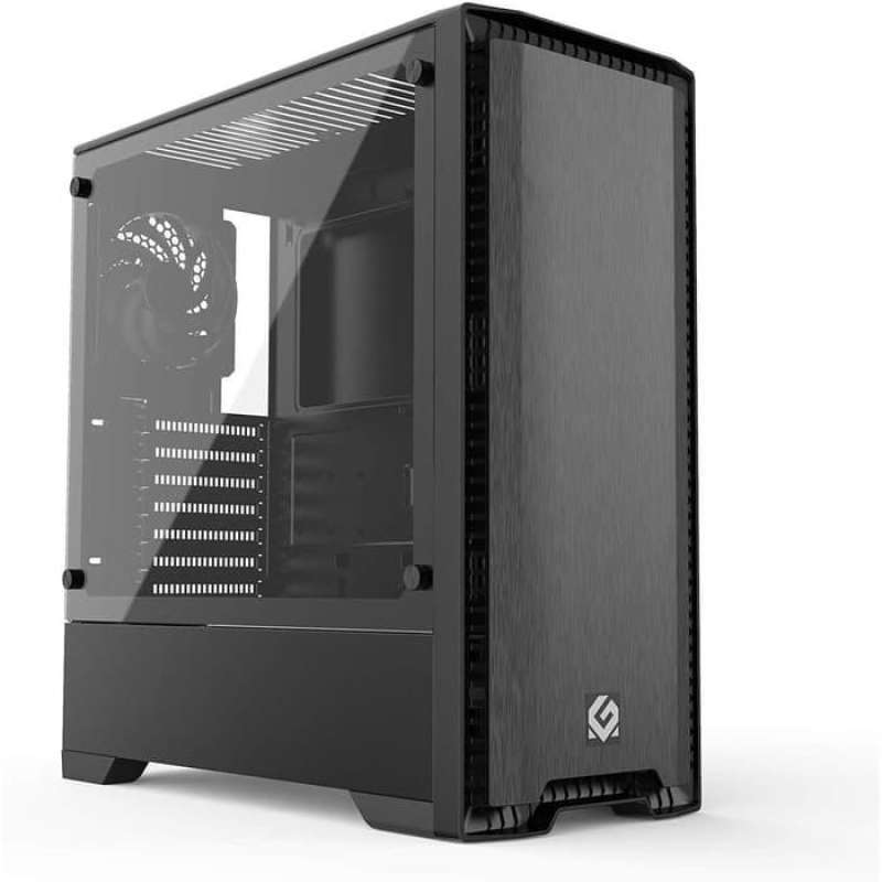 Jual Metallic Gear Neo Silent Black Tempered Glass ATX Middle Tower PC