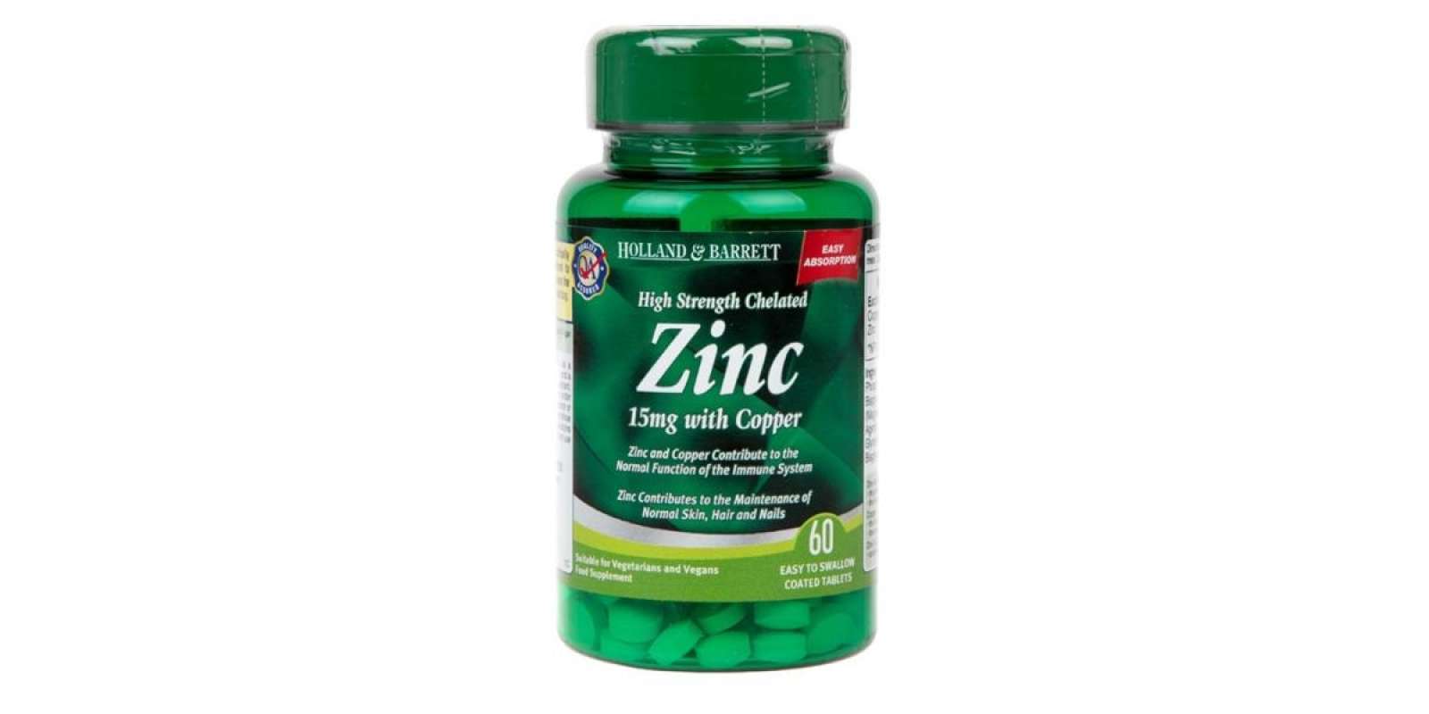Jual (DIJAMIN ASLI) Holland & Barrett High Strength Chelated Zinc with