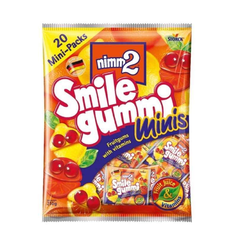 Jual Storck Nimm2 Smile Gummi Minis Pack 210g di Seller BisQuitto Shop ...