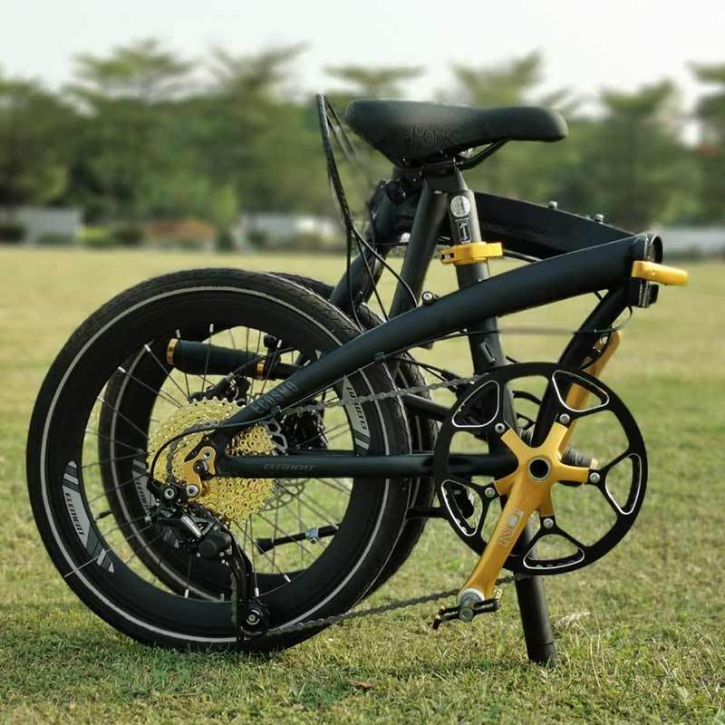  Harga  Sepeda  Lipat Element  Ecosmo 10 Gold Edition 20 Inch 