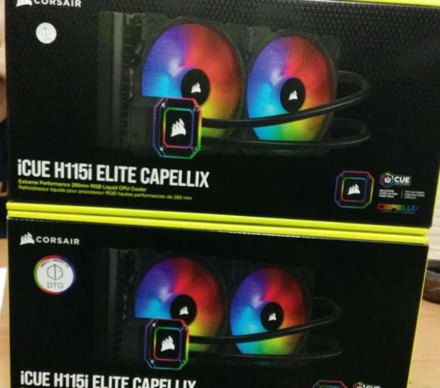 Jual CORSAIR iCUE H115i ELITE CAPELLIX Liquid CPU Cooler 280mm ARGB 140