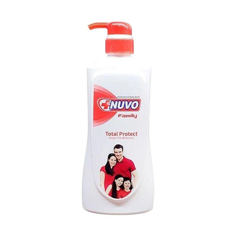 Jual NUVO FAMILY TOTAL PROTECT MERAH ANTIBACTERIAL BODY WASH 600 ML