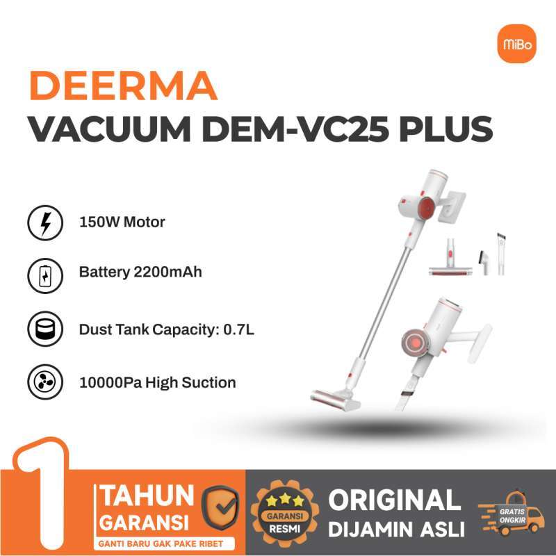Jual Deerma DEMVC25 Plus Handheld Wireless Vacuum Cleaner di Seller