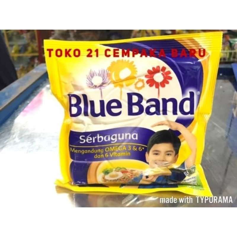 Jual BlueBand Serbaguna Sachet 200 gram Mentega Margarin Blue Band