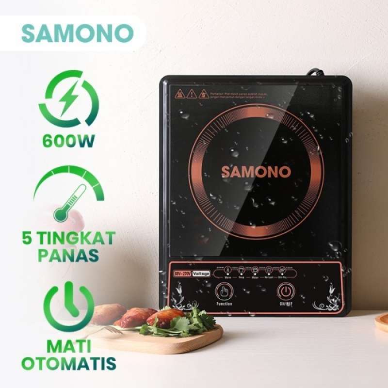 Jual Samono Kompor Listrik Induksi Touch Screen Electric Stove 600W WS