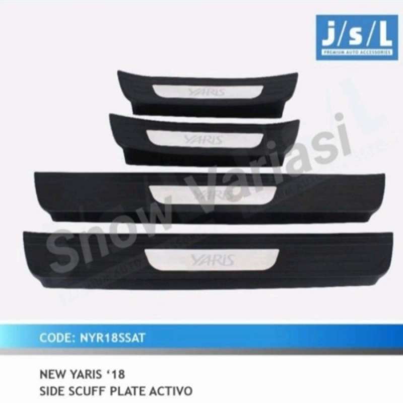 Jual Sillplate sill plate samping new yaris 2018 side scuffplate activo