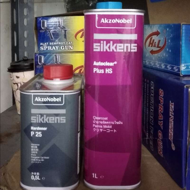 Jual Clear coat sikken HS Hardener P25 di Seller Hex Service