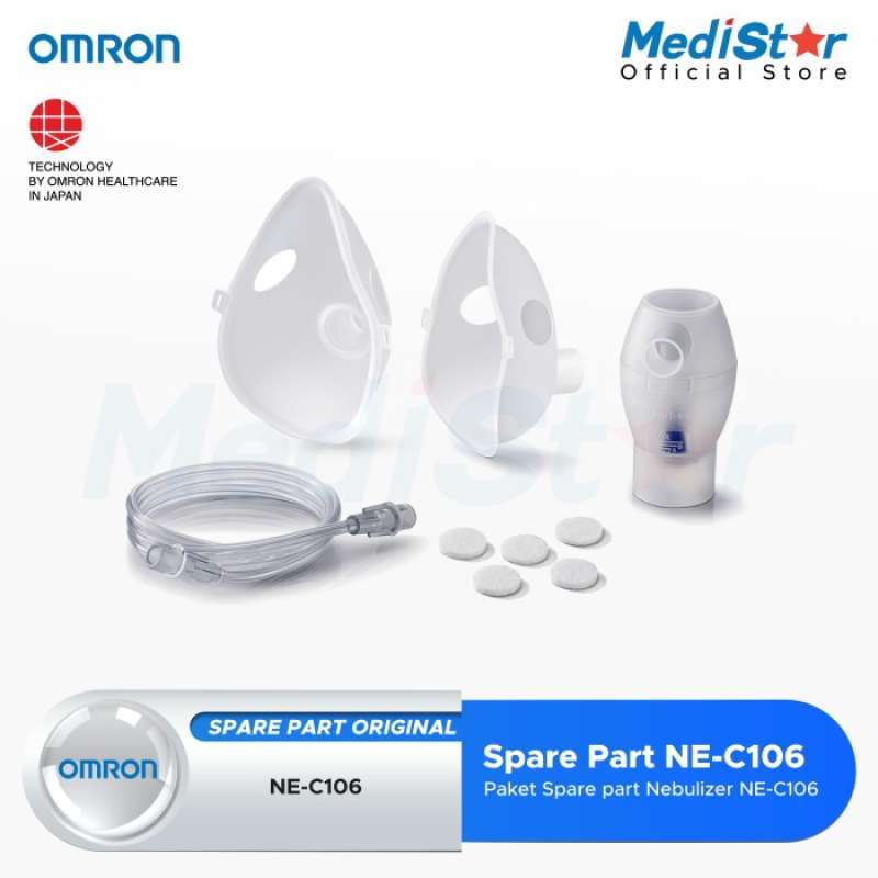 Promo OMRON Nebulizer Kit Set NEC106 Diskon 23 di Seller Alkesmu