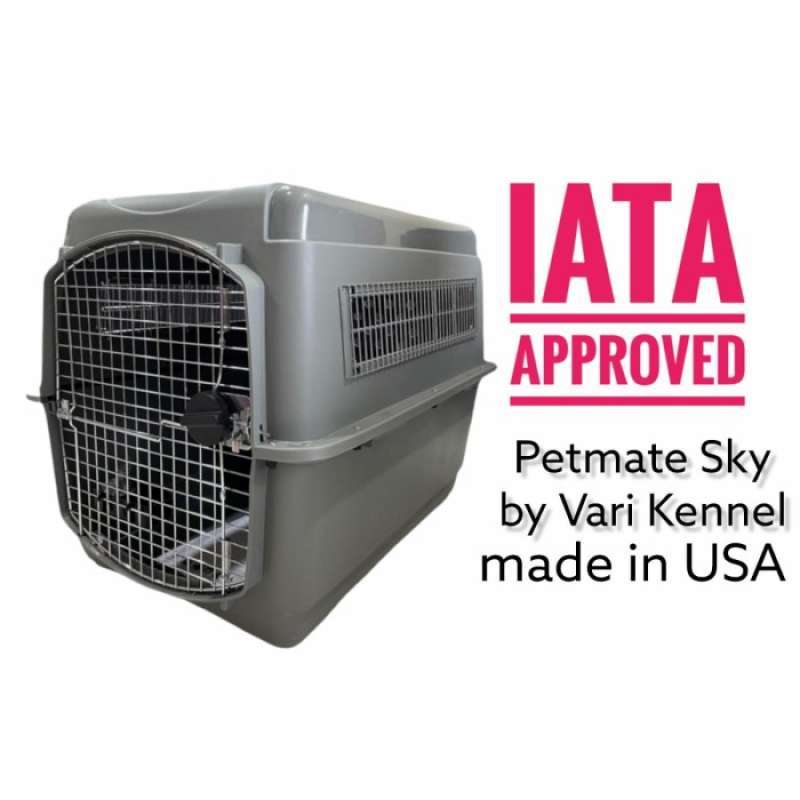 Jual IATA Approved !! Petmate Sky by Vari Kennel 91 x 63 x 69 cm di