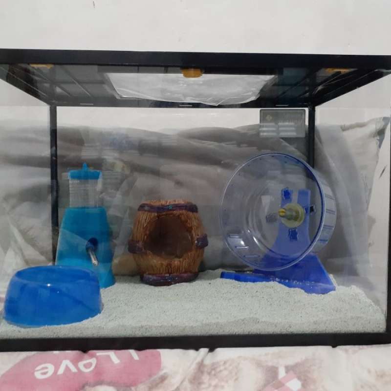 Promo Terrarium hamster ukuran large fullset Diskon 23 di Seller