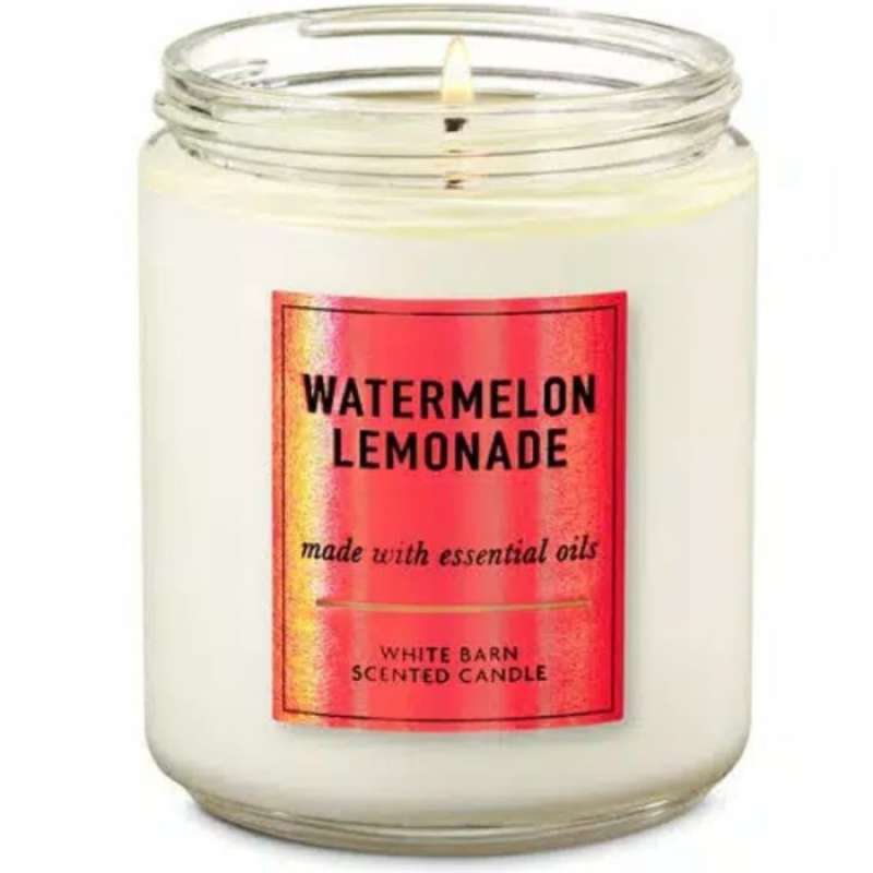 Jual BATH & BODY WORKS BBW WATERMELON LEMONADE 1 Wick Medium Candle di