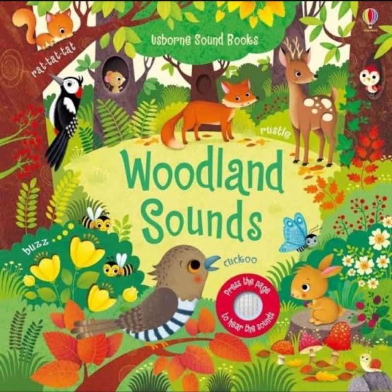 Jual Usborne sound book woodland sounds original buku suara di Seller