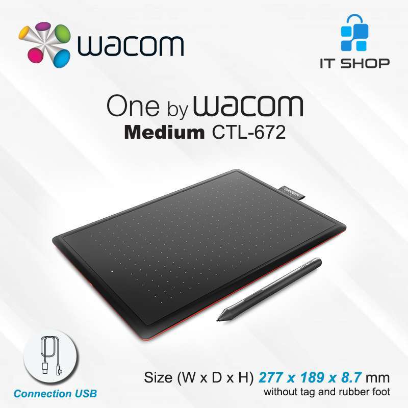 Jual Wacom One Medium CTL 672 di Seller IT Shop Official Store - Kota ...