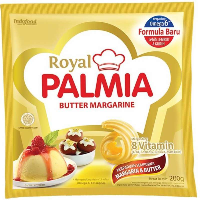 Jual Royal Palmia Butter Margarine/Margarin 200gr Frozen food Bandung